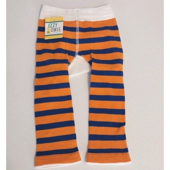 Izzy & Owie Baby Infant Boy Pants 6-12M Striped Knit Lacrosse Racket Leggings - Picture 2 of 5